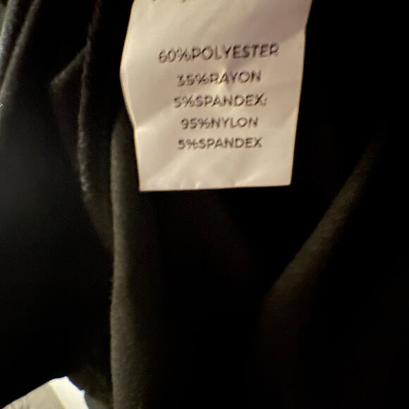 26 4X Plus Size BloomChic Floral Mesh Sleeve Black Stretchy T Shirt Top - Picture 5 of 7